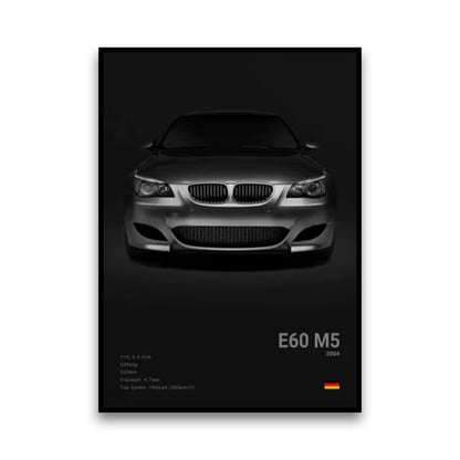 2-A1 Famous Cars G80 M3C Canvas Wall Art Print Poster E30 M3 Z8 Decorative Mural Modern Home Decor Birthday Gift Unframed